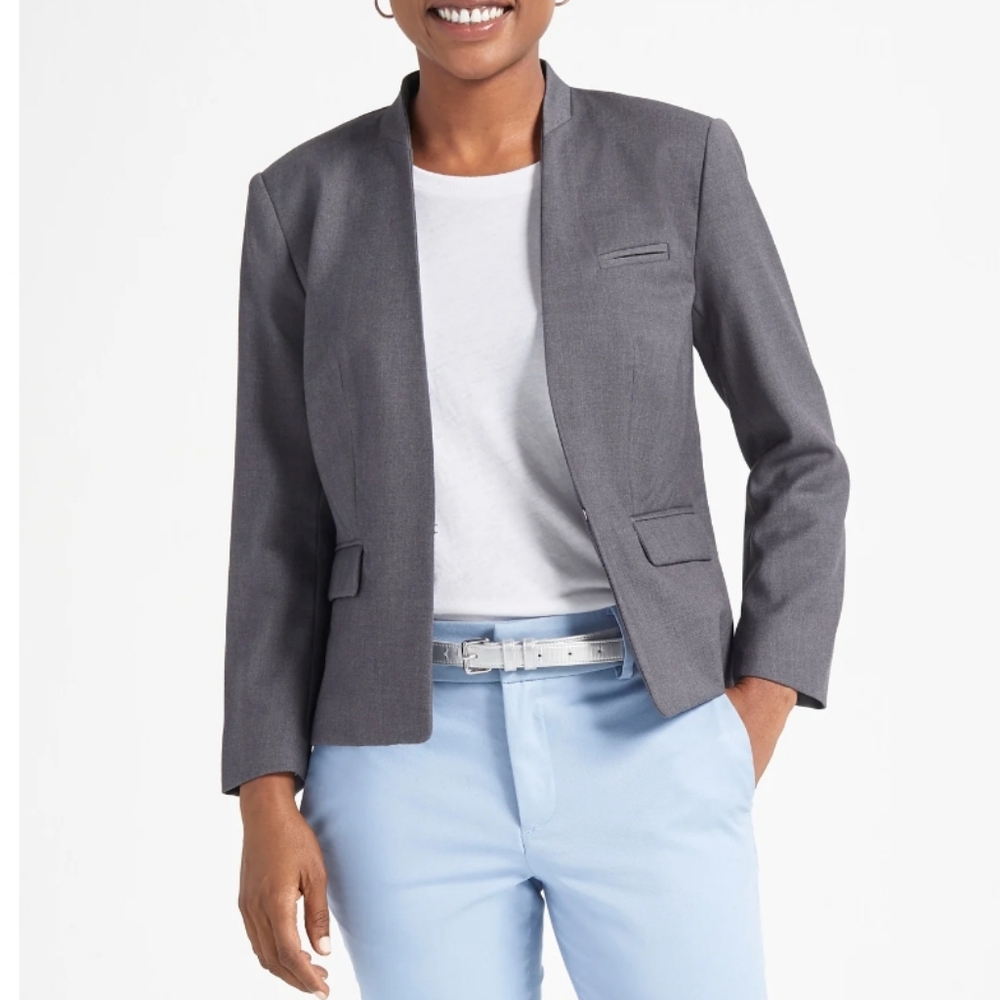 Ladies' Greta Jacket - Empire Grey, Size L (A12)